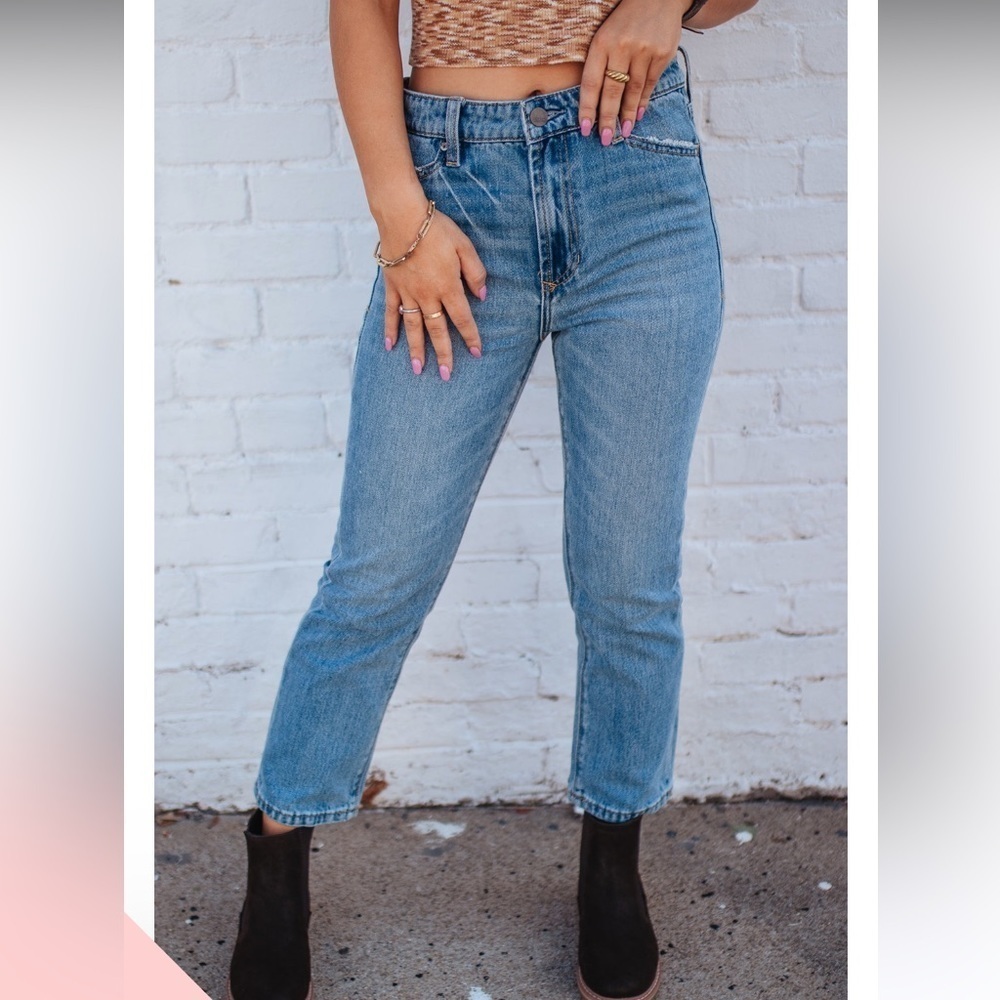 Dear John:Frankie Salt Lake High Rise American Classic Denim Ankle Jeans Size 30
